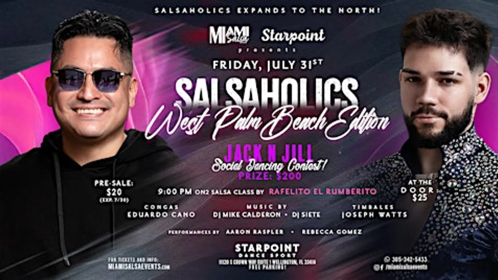 Salsaholics: West Palm Beach Edition at Starpoint!