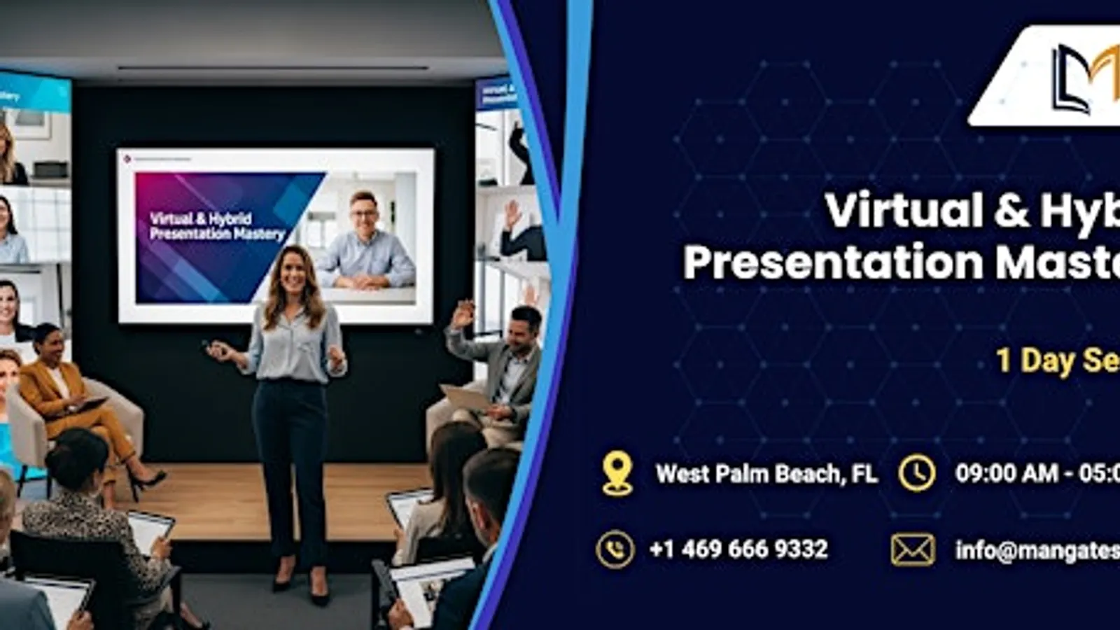 Virtual & Hybrid Presentation Mastery – 1 Day Training in West Palm Beach