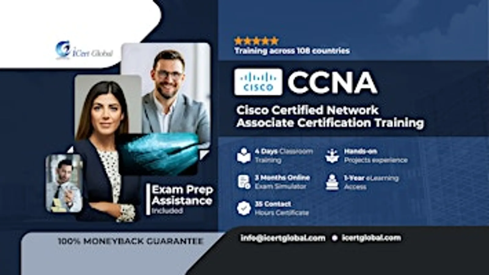 CCNA Certification – 4-Day Classroom Training in West Palm Beach, FL