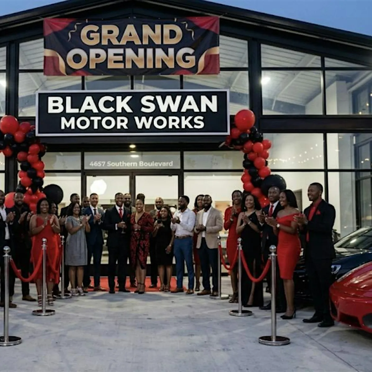 Black Swan Motorworks - Grand Opening - New Location