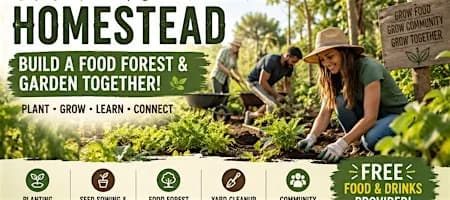 Homestead Volunteer Day – Help Build a Food Forest!