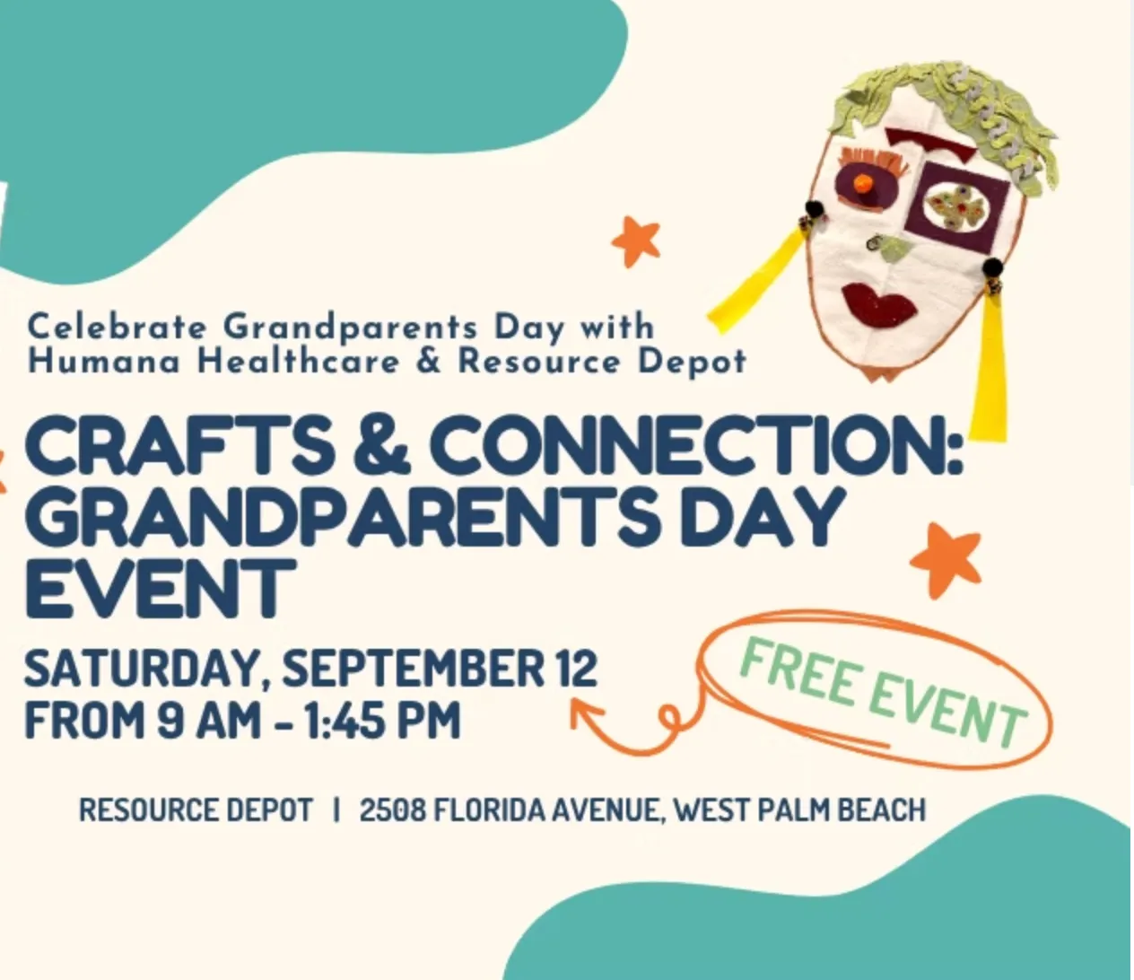 Crafts & Connection: Grandparents Day Event