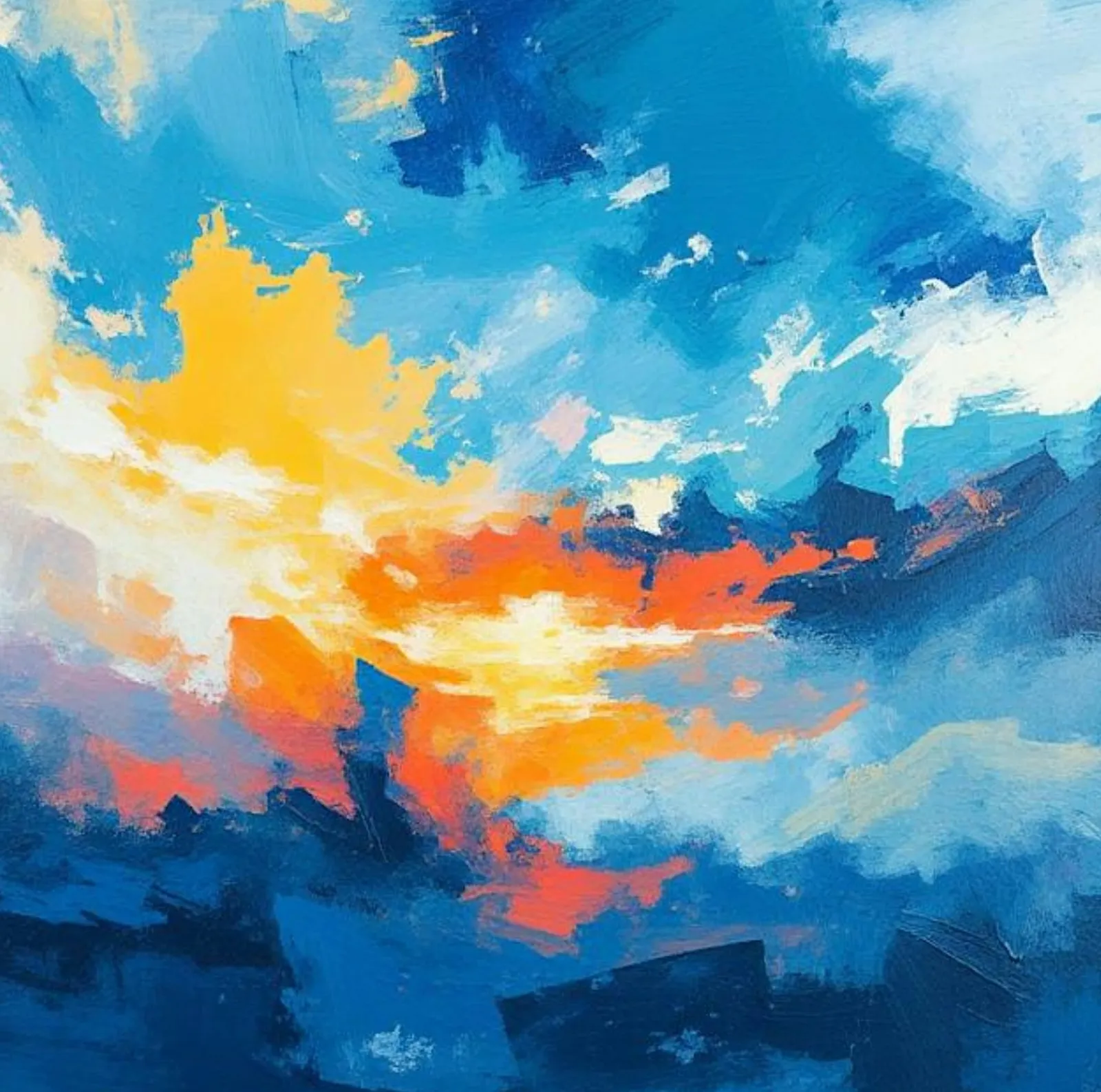 Workshop | DRAMATIC SKY: Abstract the Clouds w/ Acrylic