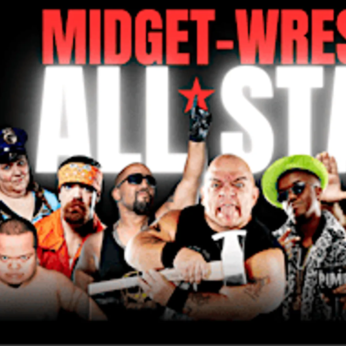 MIDGET-WRESTLNG ALL*STARS LIVE! IT'S HUGE IN PALM BEACH GARDENS, FL!