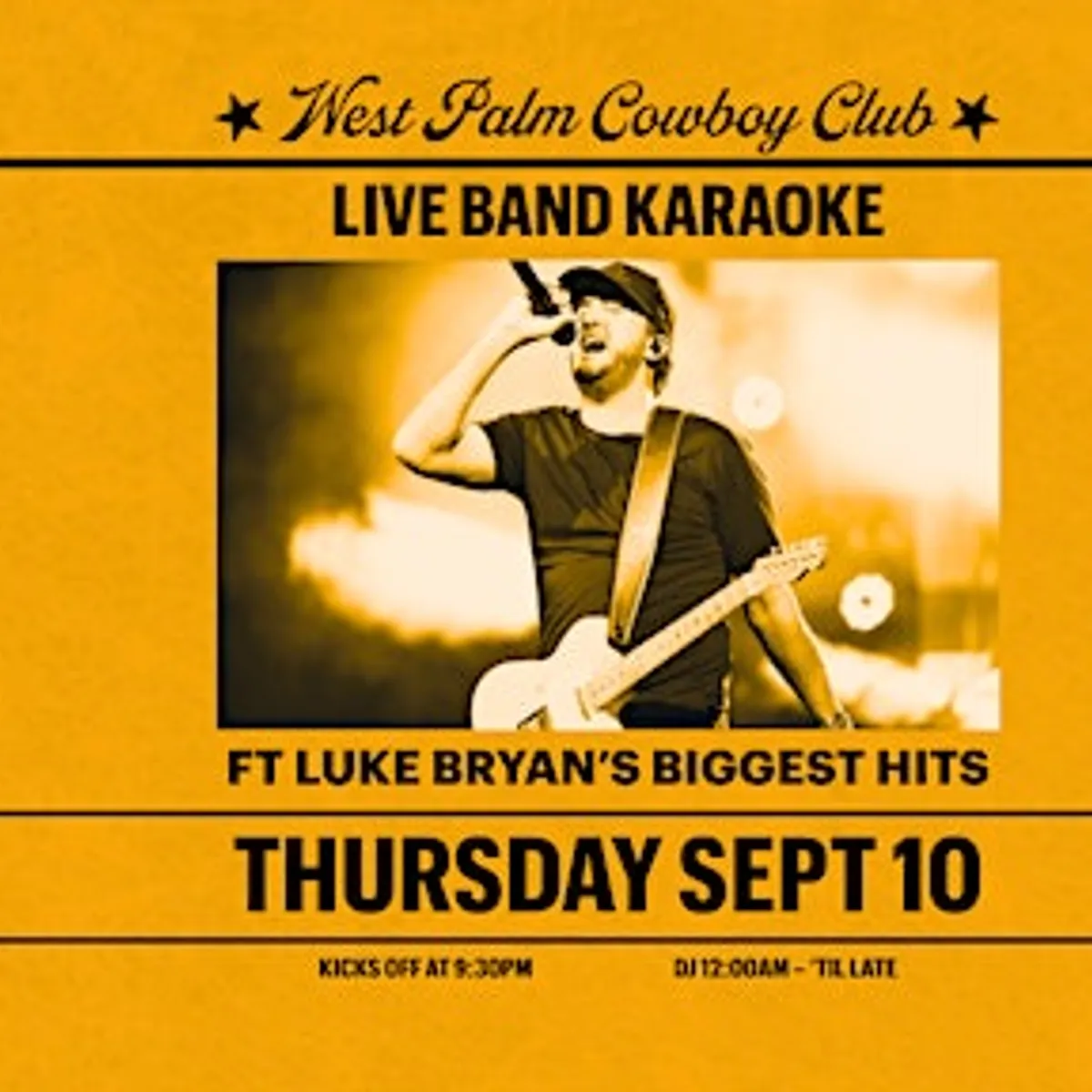 Live Band Karaoke - ft Luke Bryan's Greatest Hits