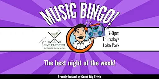 Play Music Bingo with Prizes at The Birdie by David Burke