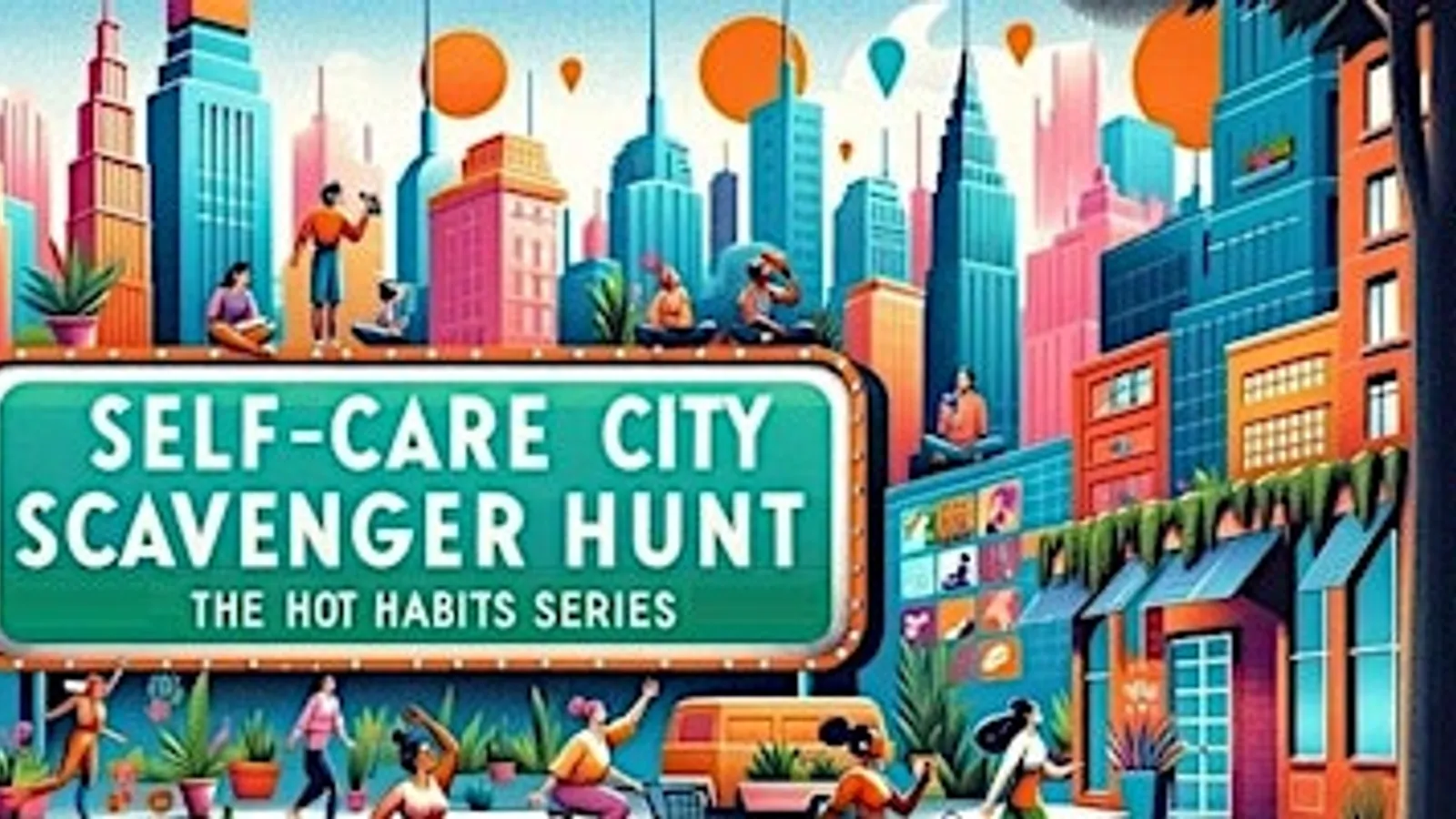 Self-Care City Scavenger Hunt: Based on Hot Habits Series - West Palm Beach