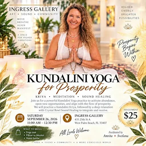 Kundalini yoga with Amrita