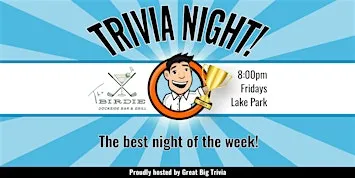 Trivia Night @ The Birdie | Trivia on the Water