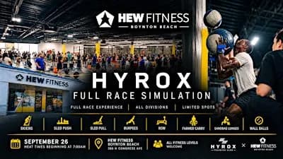 HYROX Full Race Simulation at Hew Fitness Boynton Beach