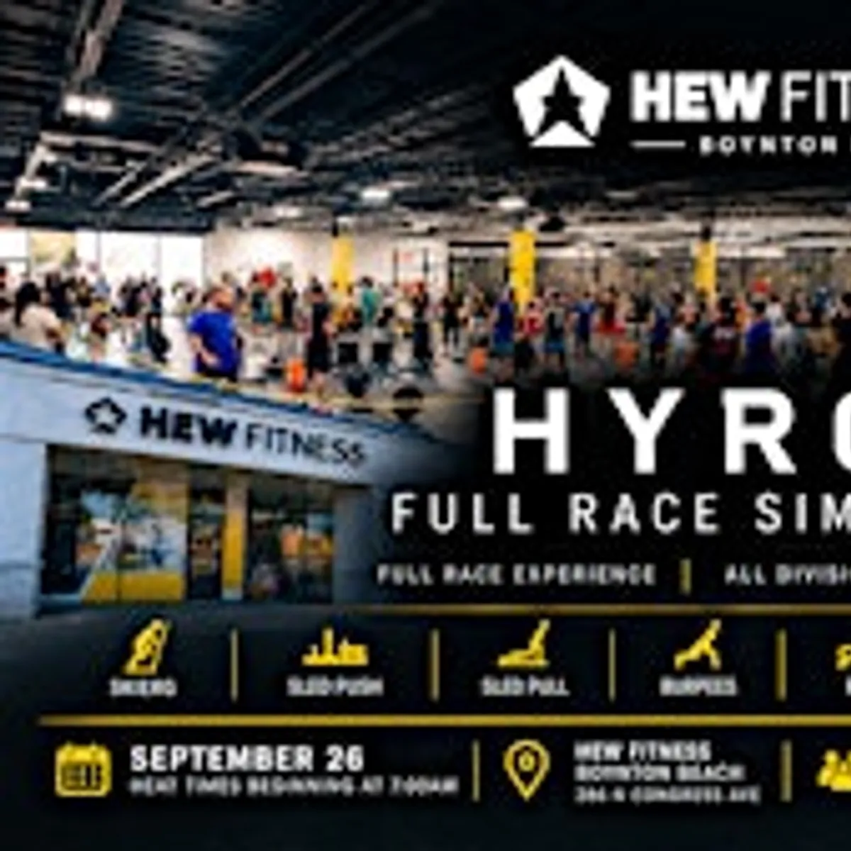 HYROX Full Race Simulation at Hew Fitness Boynton Beach