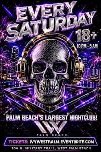 EVERY SATURDAY: 18+ at IVY Palm Beach | 10PM–5AM