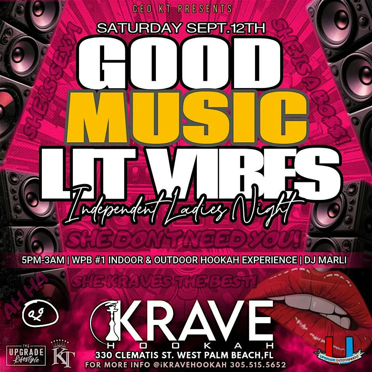 GOOD MUSIC LIT VIBES LADIES NIGHT