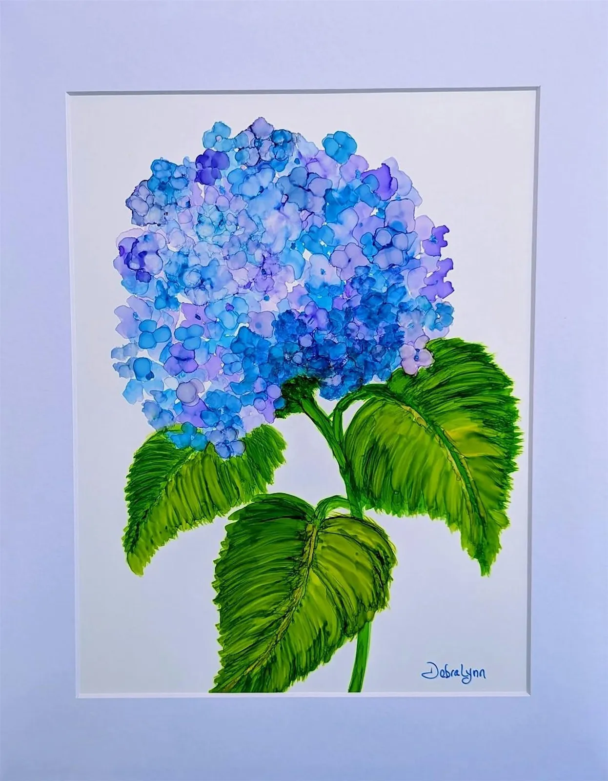Workshop | Alcohol Ink Hydrangeas on Large Cardstock