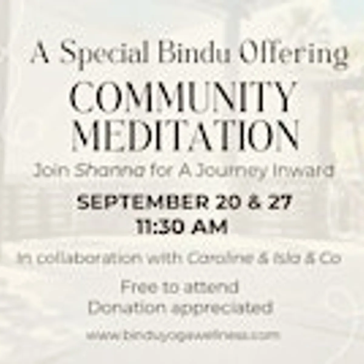 Community Meditation