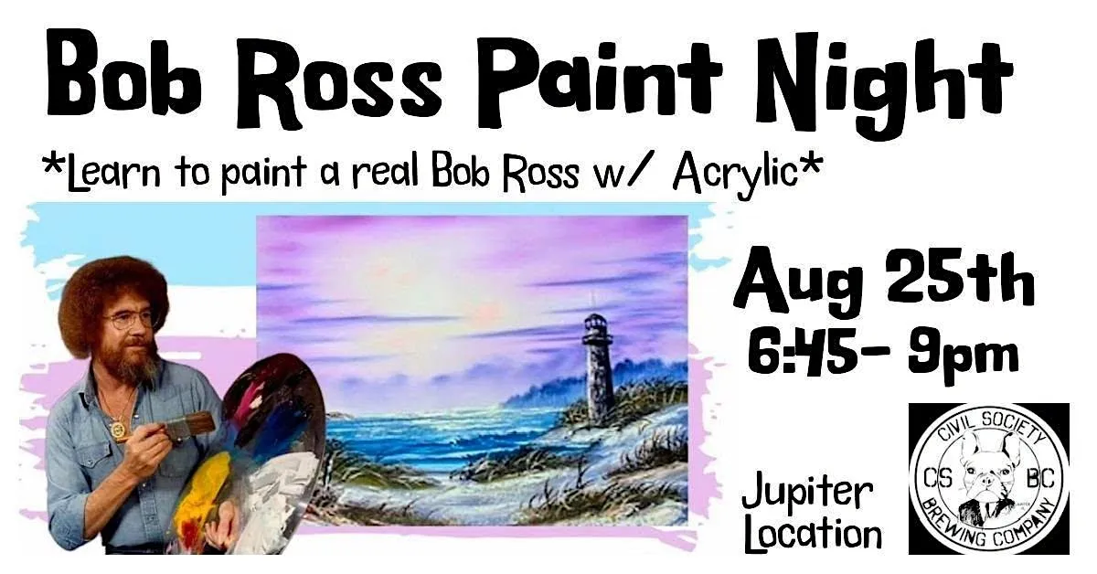 Bob Ross Paint Night