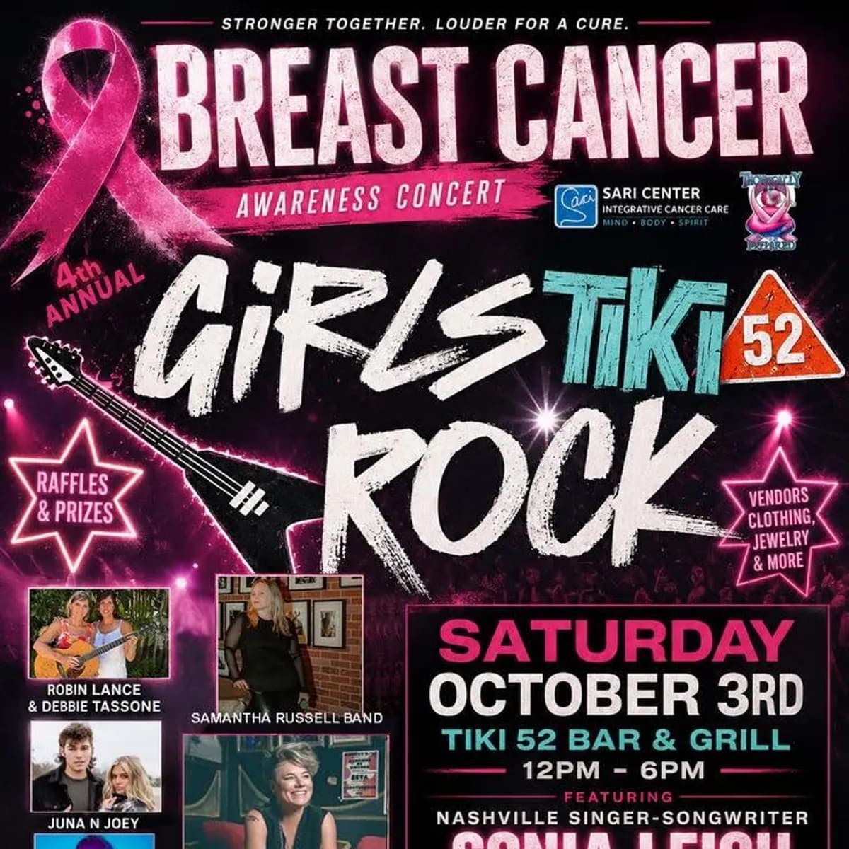4th Annual Girls Rock Tiki 52 for Sari Center