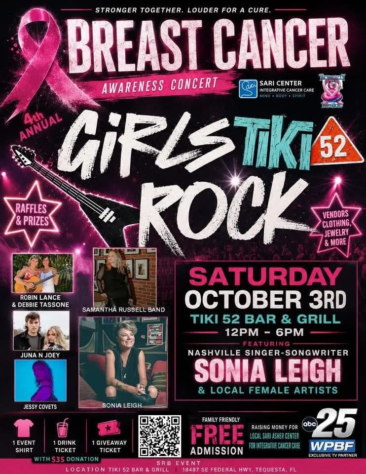 4th Annual Girls Rock Tiki 52 for Sari Center