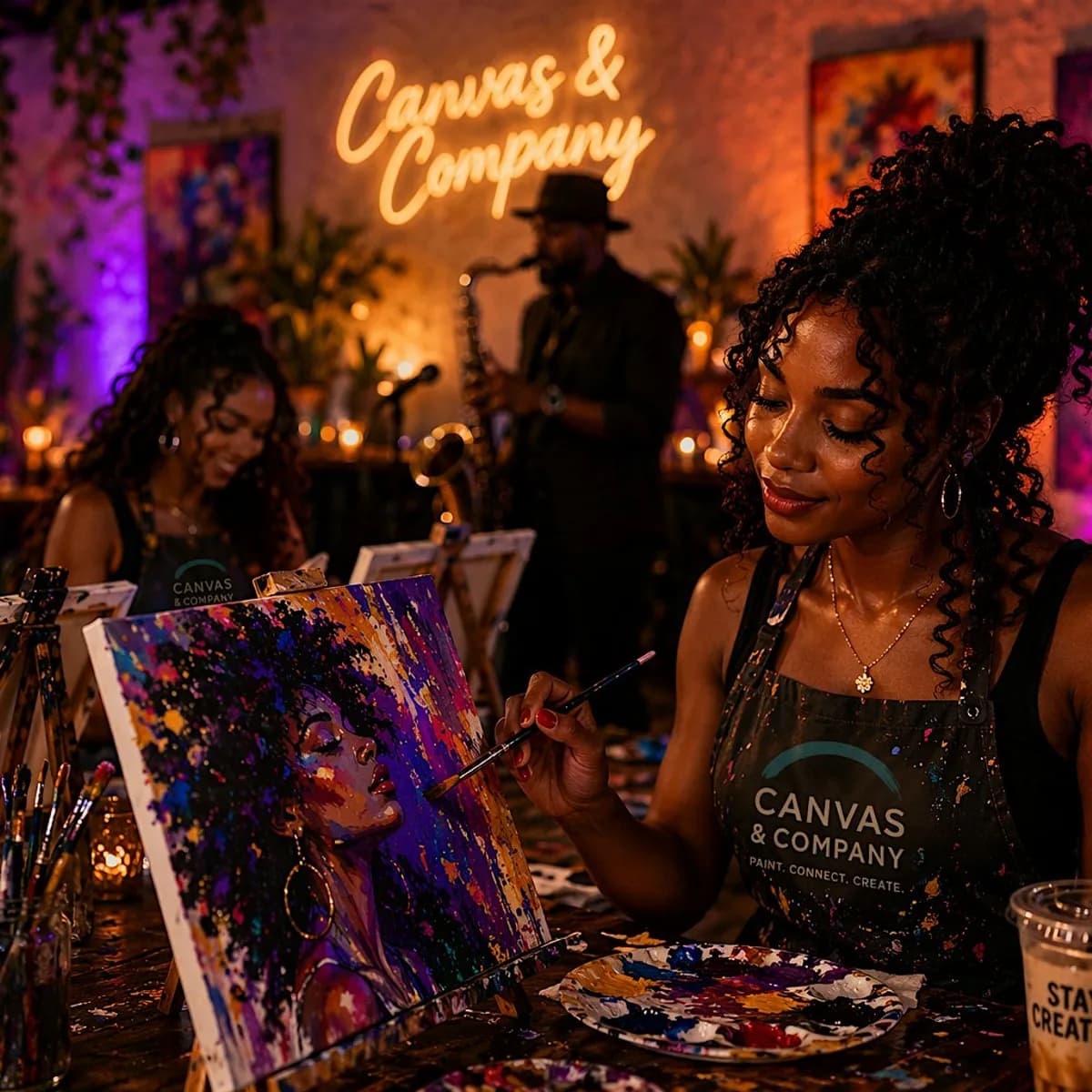 Soulful Strokes: Neo-Soul Paint & Sip | West Palm Beach