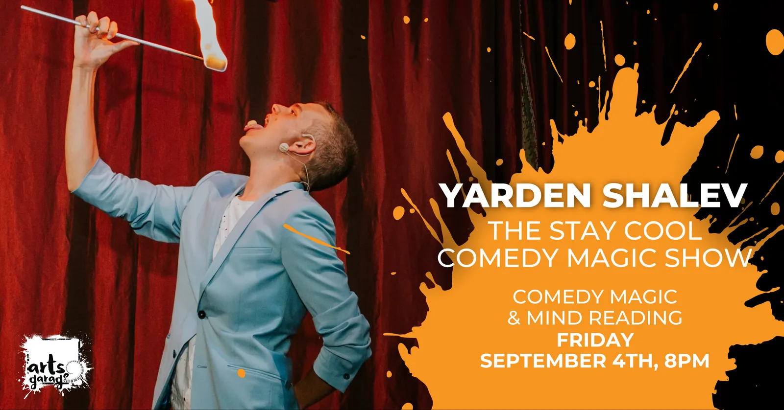 Yarden Shalev – The Stay Cool Comedy Magic Show