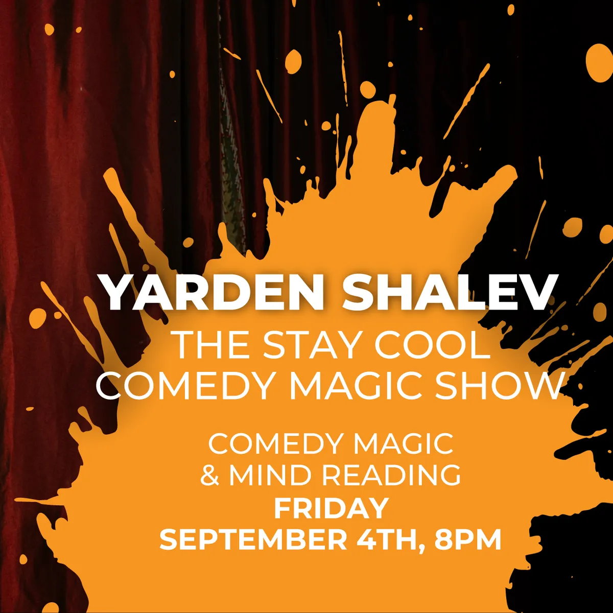 Yarden Shalev – The Stay Cool Comedy Magic Show
