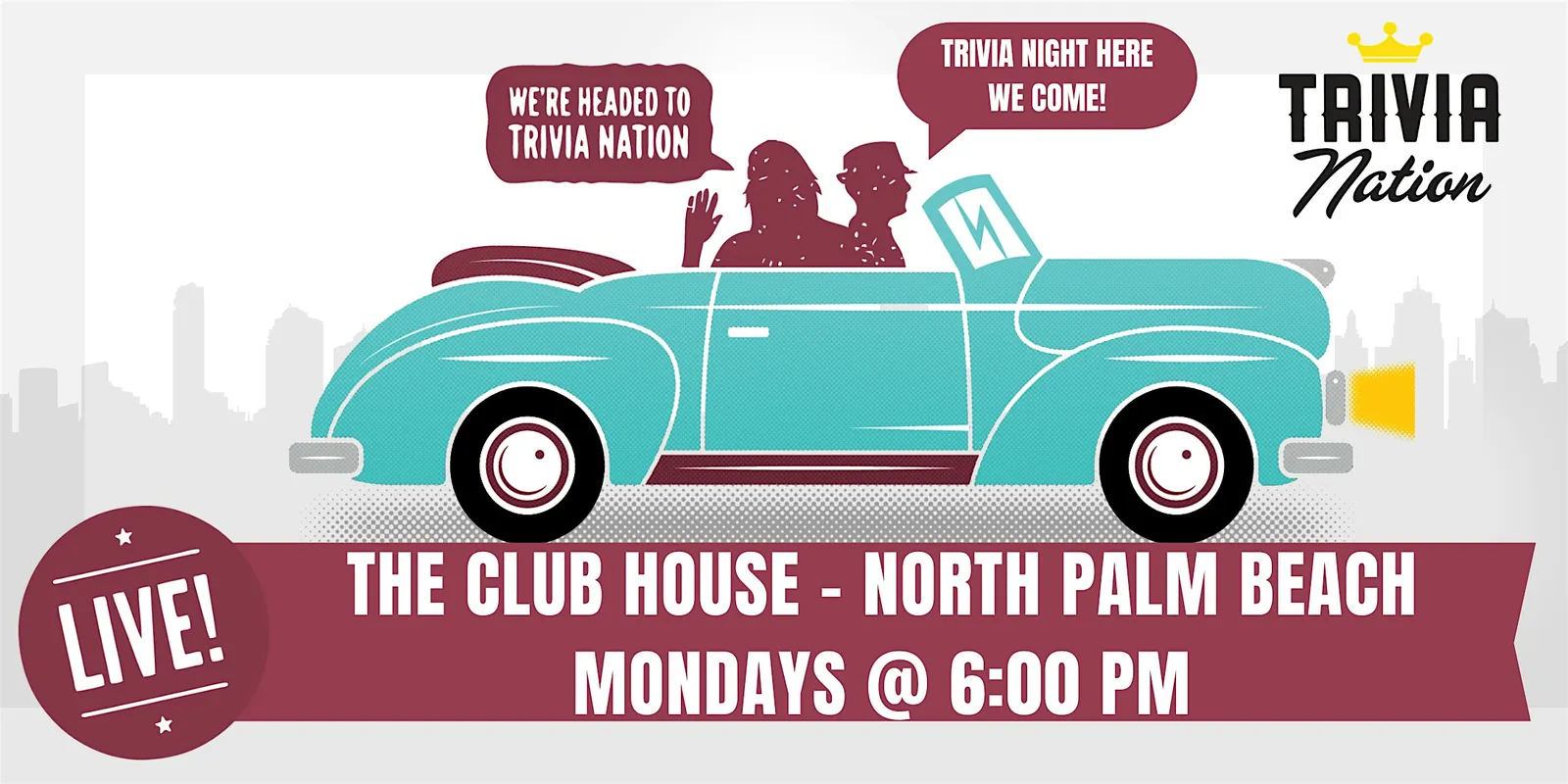Live General Knowledge Trivia at The Club House - NPB - $100 in prizes!