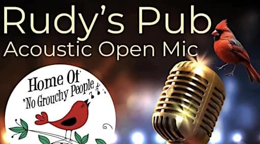 Rudy’s Acoustic Open Mic Wednesdays!