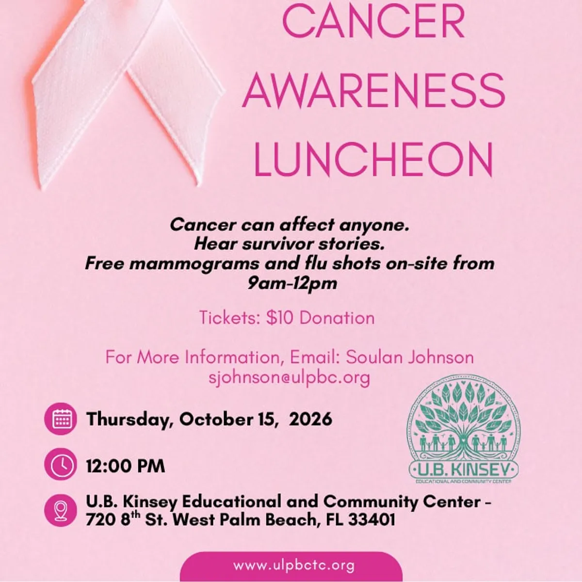 Breast Cancer Awareness Luncheon