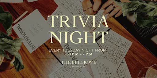Trivia Night at The Belgrove