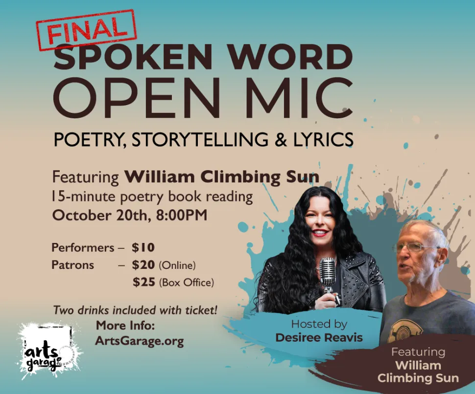 Spoken Word Open Mic: Poetry, Storytelling & Lyrics