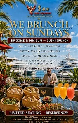 SIP SOME AND DIM SUM SUSHI BRUNCH