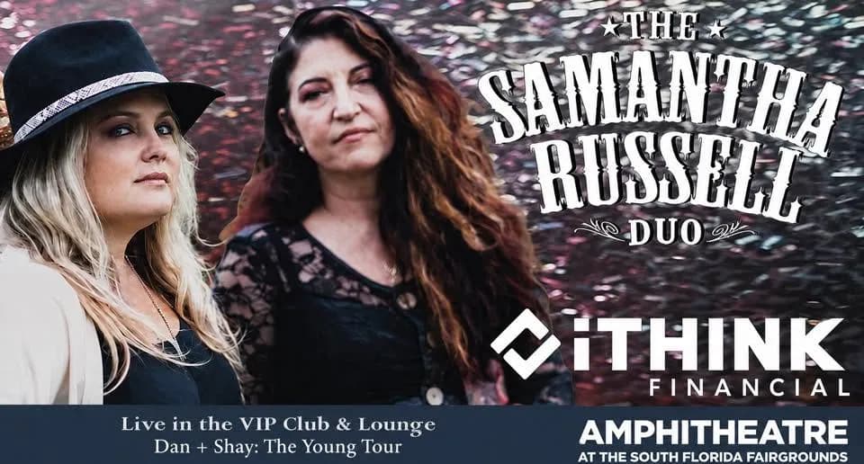 Samantha Russell Duo iThink Financial Amphitheatre VIP Lounge - Dan + Shay