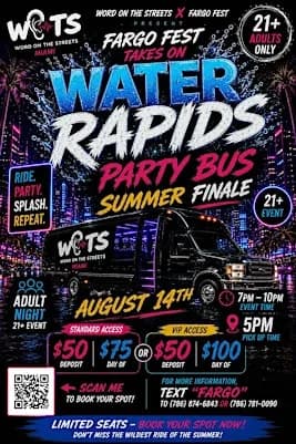 Fargo Fest Takes On Water Rapids Party Bus Summer Finale