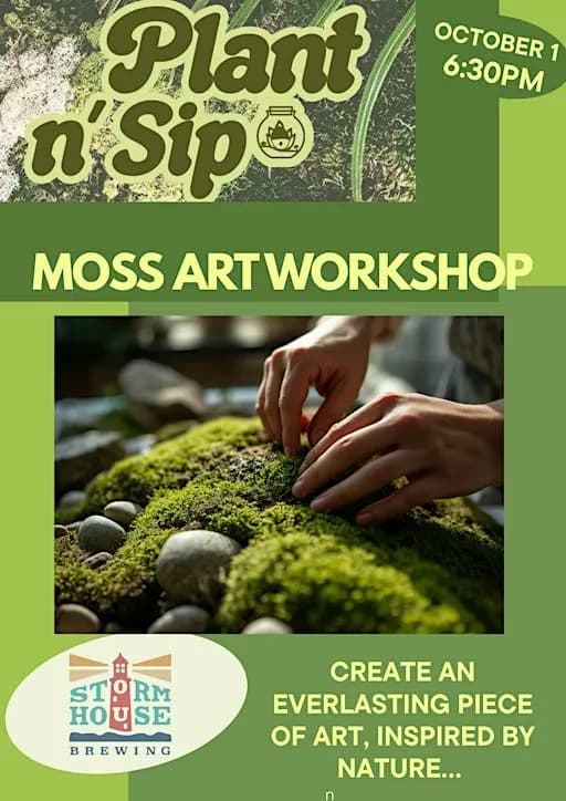 MOSS ART Workshop at Stormhouse Brewing