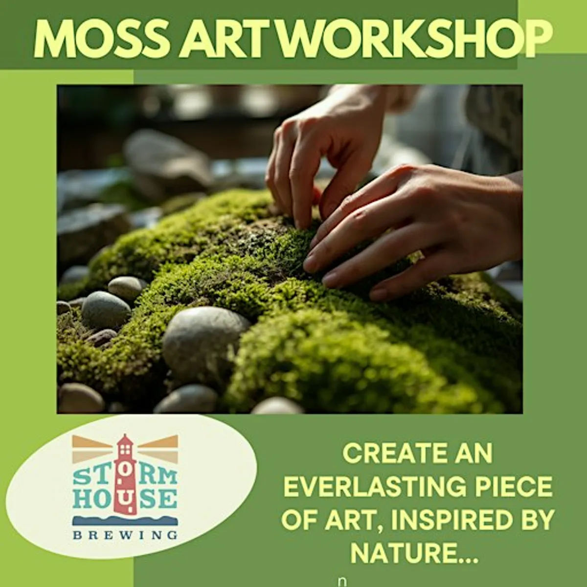 MOSS ART Workshop at Stormhouse Brewing