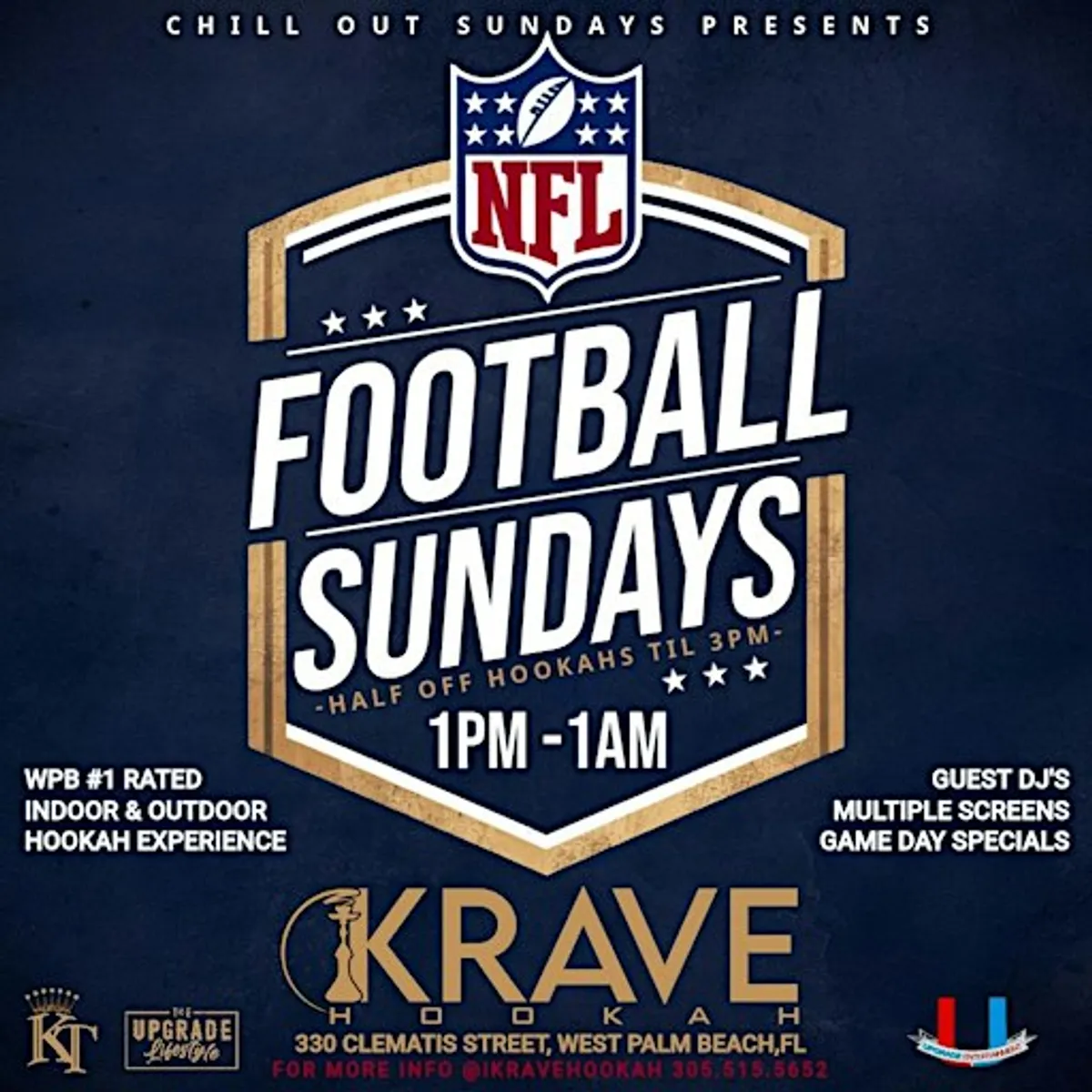 NFL Football Chill Out Sundays