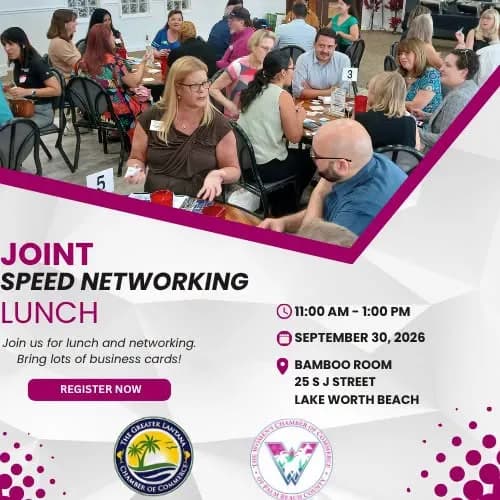 Joint Speed Networking Lunch