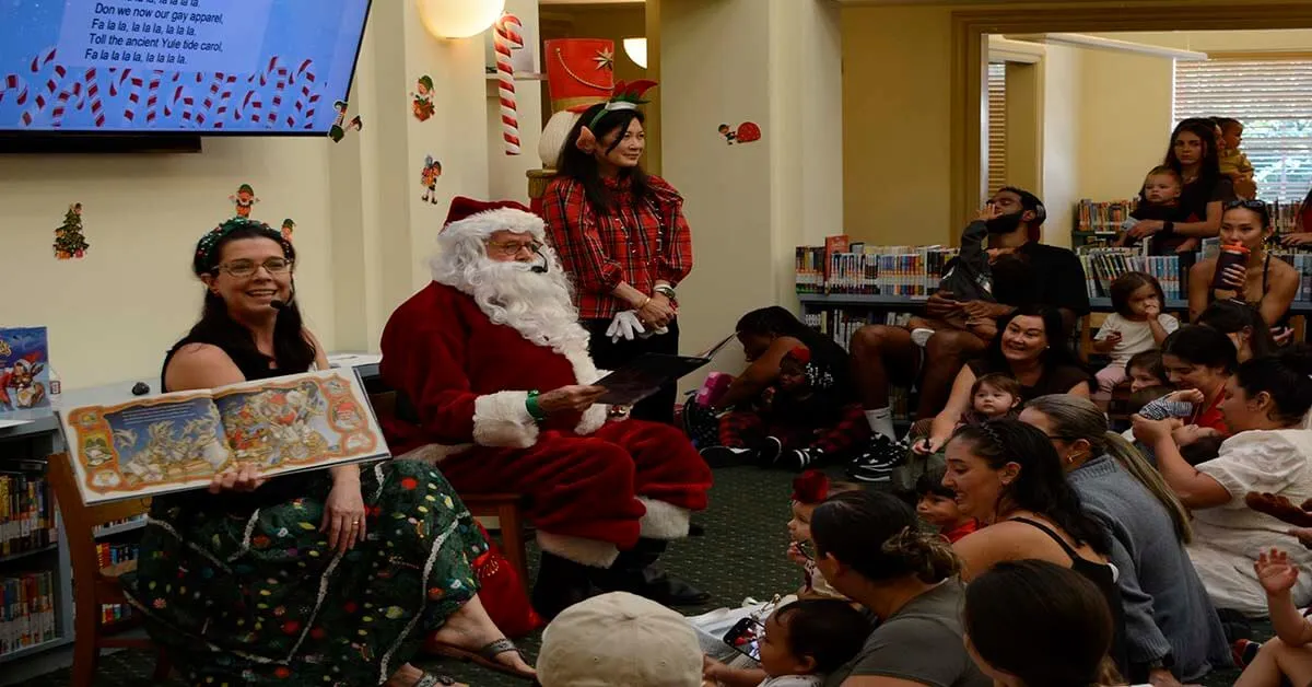 Santa Claus is Coming to Town at Preschool Story Time