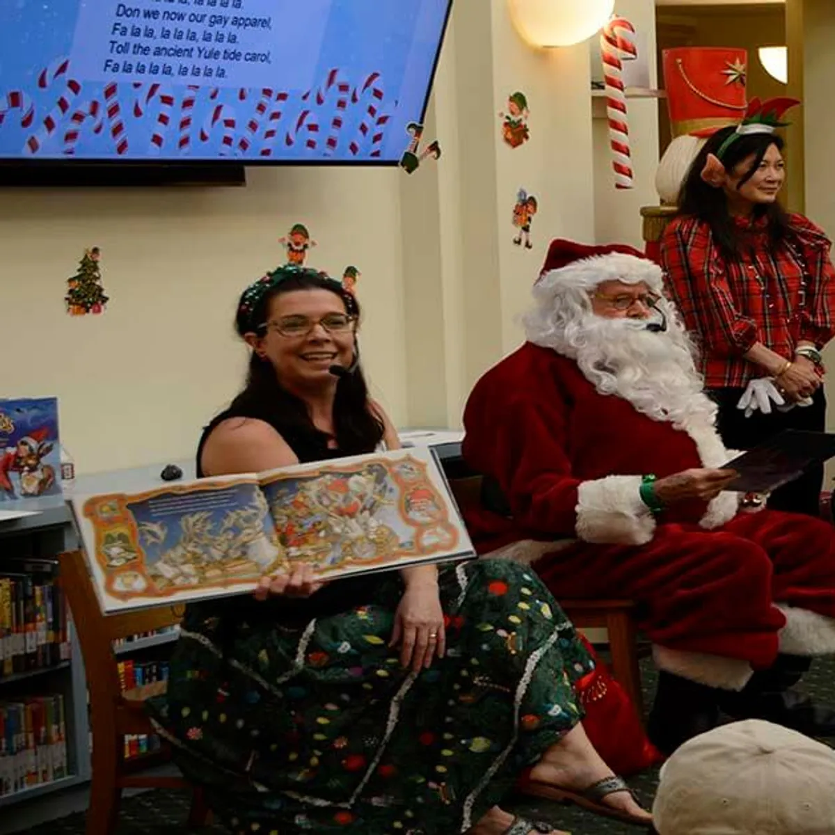 Santa Claus is Coming to Town at Preschool Story Time