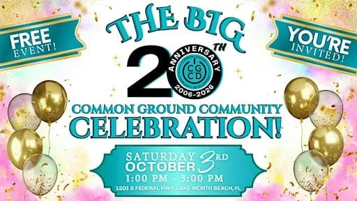 The Big Common Ground 20th Anniversary Party!