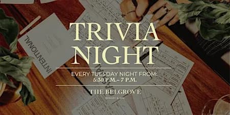 Trivia Night at The Belgrove