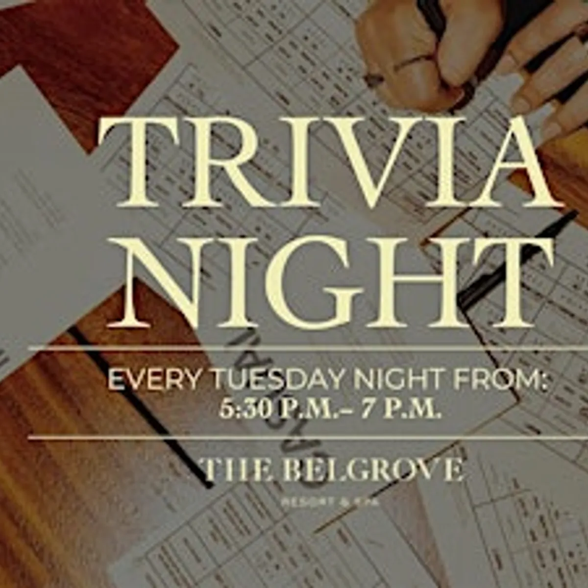 Trivia Night at The Belgrove