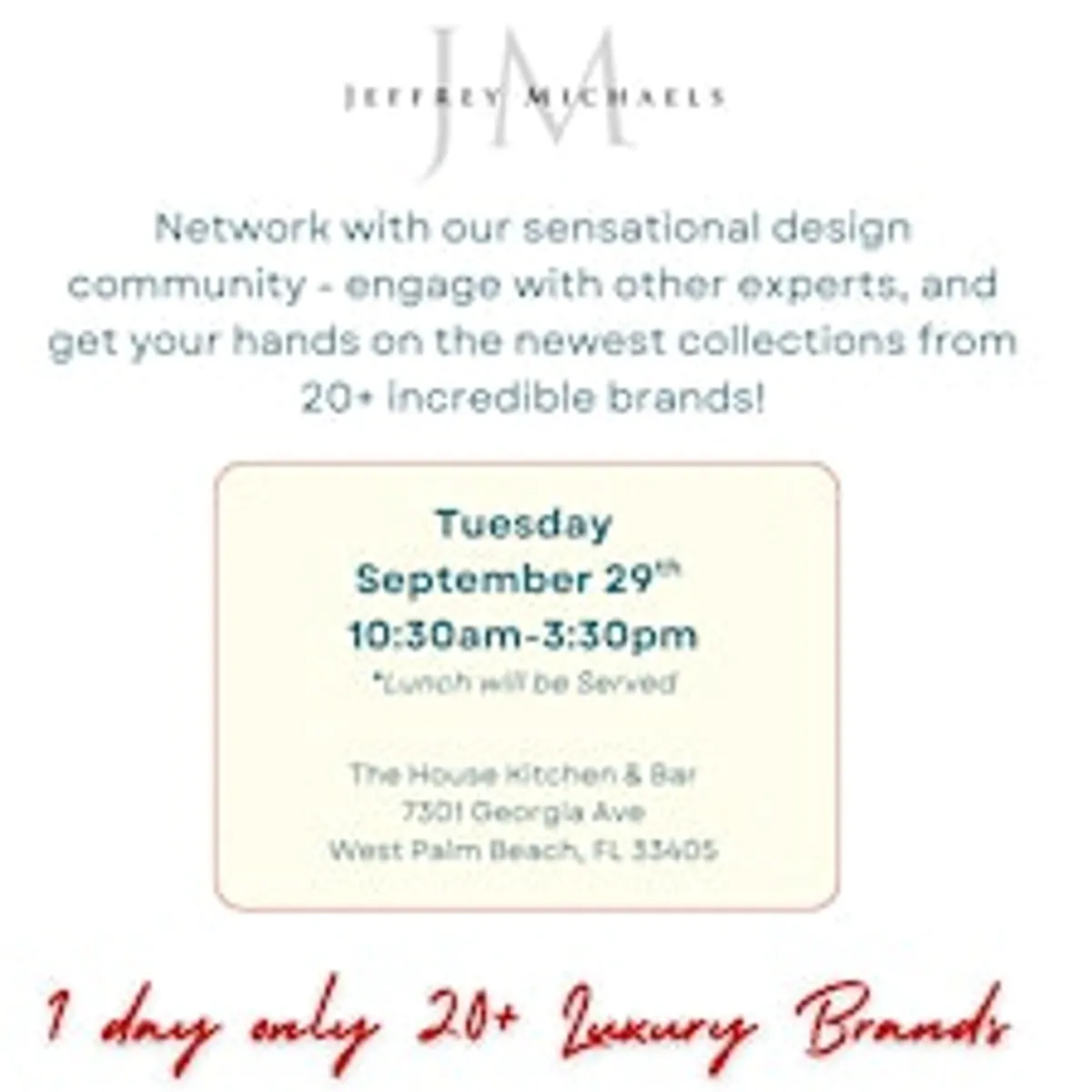 4th Annual Design Road Show - Palm Beach