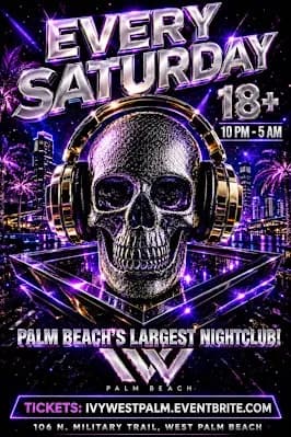 EVERY SATURDAY: 18+ at IVY Palm Beach | 10PM–5AM
