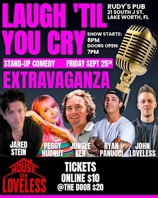 Comedy Night at Rudy’s Pub