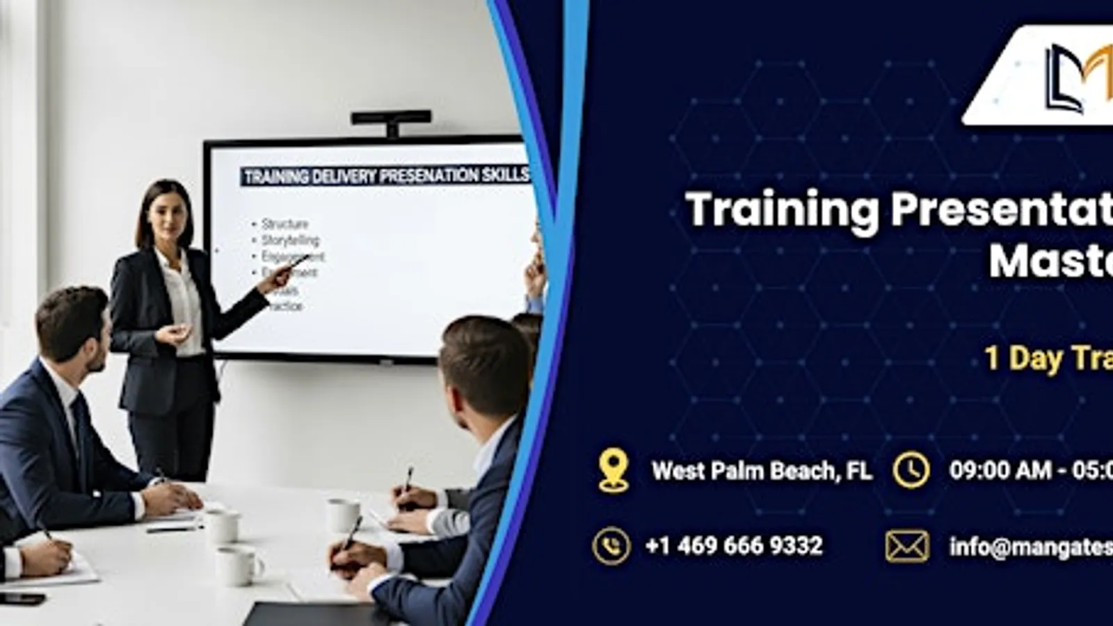Training Presentation Mastery – 1 Day Training in West Palm Beach, FL