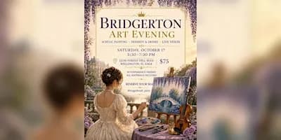 Bridgerton Art Evening