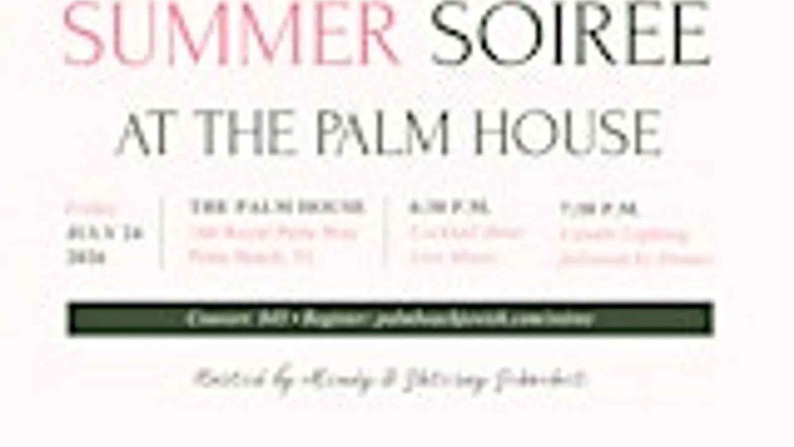 Shabbat Summer Soirée
