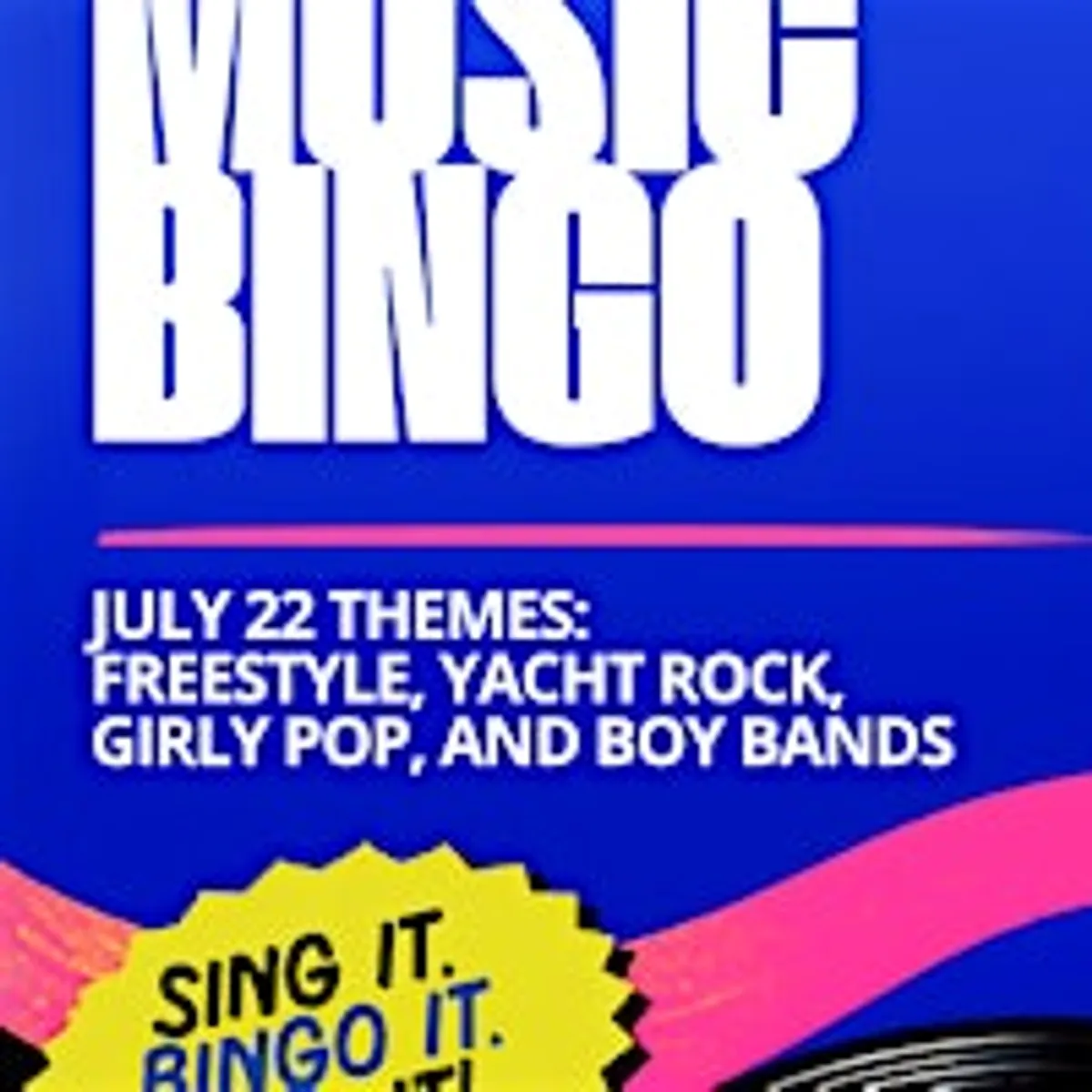 Music Bingo at Mr.B's Tavern