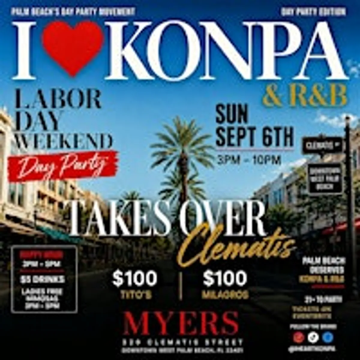 I Love konpa and R&B LABOR DAY